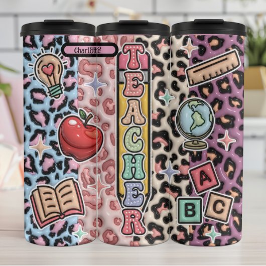 Teacher's Wild Learning Safari Design Thermosbeker