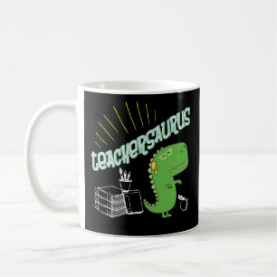 Teachersaurus Dinosaur Teacher TRex Coffee Mok