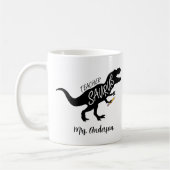 Teachersaurus Grappige Leraar Dinosaurius Naam T R Koffiemok (Links)