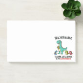 Teachersaurus leraar humor met kleine dinosauriërs post-it® notes (Kantoor)