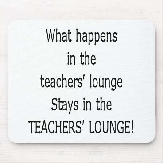 TEACHERSLOUNGE MUISMAT (Voorkant)