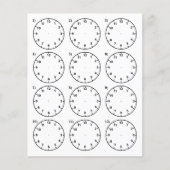 Teachers's Teaching Aid Vertel de tijd Flyer (Voorkant)