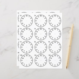 Teachers's Teaching Aid Vertel de tijdwerkbladen