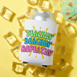 Teachin', Beachin', Repeatin' met zonneschijn Blikjeskoeler