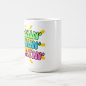 Teachin', Beachin', Repeatin' met zonneschijn Koffiemok (Center)