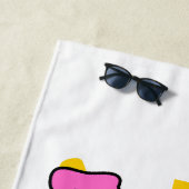 Teachin', Beachin', Repeatin' met zonneschijn Strandlaken (In situ)