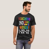 Teaching 2nd Grade on Twosday T-shirt (Voorkant volledig)