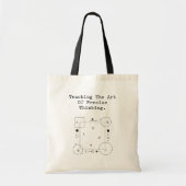 Teaching Art of Precise Thinking | Math Logic Tote Bag (Voorkant)