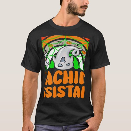 Teaching Assistant Halloween Costumes Teacher Assi T-shirt (Voorkant)