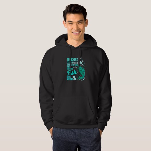Teaching Culinary Arts & Catching Fish Culinary Ar Hoodie (Voorkant volledig)