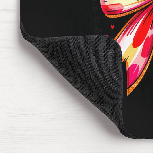 Teaching Is A Work Of Heart Pencil Bow Teacher Val Muismat (Hoek)