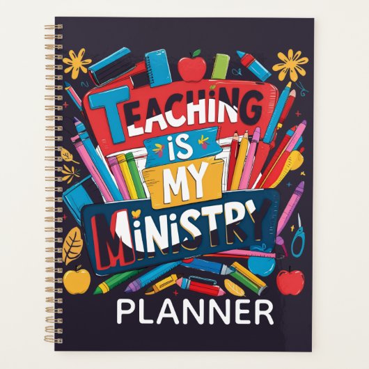 Teaching is My Ministry Planner (Voorkant)