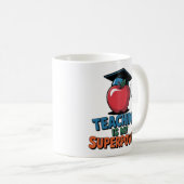 Teaching Is My Superpower Funny Teacher Coffee Mug Koffiemok (Voorkant rechts)