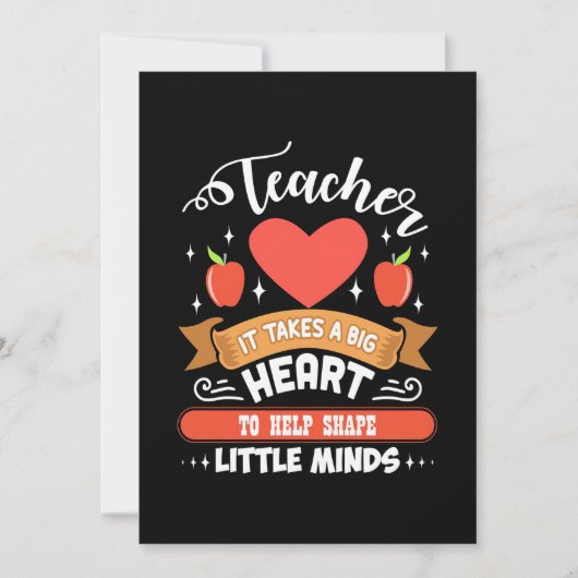 Teaching It Takes A Big Heart Kaart (Voorkant)