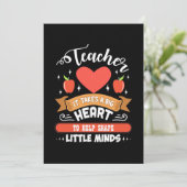Teaching It Takes A Big Heart Kaart (Staand voorkant)