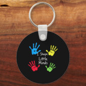 Teaching Little Minds Docenten Waardering Terug Na Sleutelhanger (Voorkant)