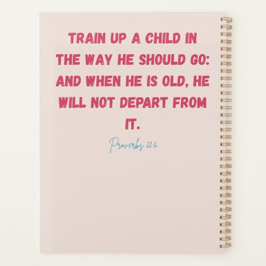 Teaching Little Minds Teacher's Planner  (Achterkant)