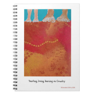 Teaching, loving, learning on Country note book Notitieboek