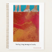 Teaching, loving, learning on Country note book Planner (Voorkant)