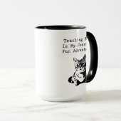 Teaching Math Fun Adventure Educator Life Mok (Voorkant rechts)