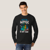 Teaching Music Is My Jam Music Teacher Musician T-shirt (Voorkant volledig)