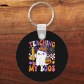 Teaching My Boos Ghost Teacher Cute Pencil Hallowe Sleutelhanger (Voorkant)