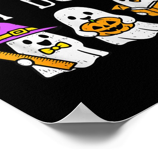 Teaching My Boos Ghost Teacher Halloween Soky Educ Poster (Hoek)