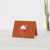 Teaching Powered by Cocoa | Teacher Christmas Card Kaart (Achterkant)