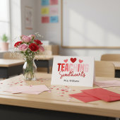 Teaching Sweethearts Custom Teacher Valentine  Kaart