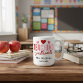 Teaching Sweethearts Custom Teacher Valentine  Koffiemok