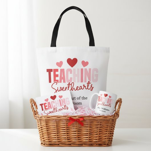 Teaching Sweethearts Customizable Class Valentine  Kaart