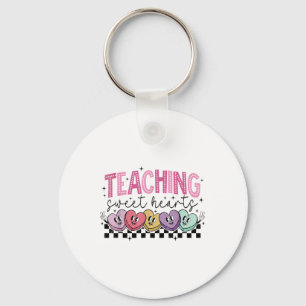 Teaching Sweethearts Snoep Heart Teacher Valentijn Sleutelhanger