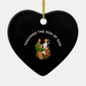 TEACHING THE SON OF GOD KERAMISCH ORNAMENT (Voorkant)