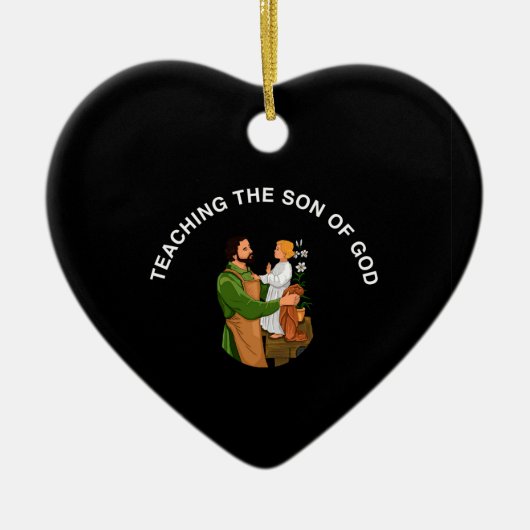TEACHING THE SON OF GOD KERAMISCH ORNAMENT (Voorkant)