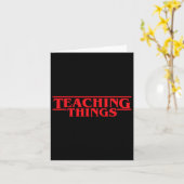 Teaching Things Graphic Fun Teachers Byck naar sch Kaart (Gele Bloem)