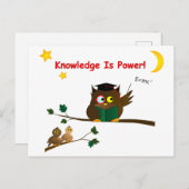 Teaching Wise Owl Briefkaart (Voorkant / Achterkant)