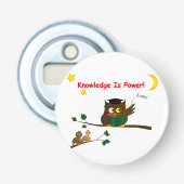 Teaching Wise Owl Button Flesopener (Voorkant)