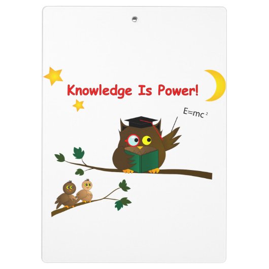 Teaching Wise Owl Klembord (Achterkant)