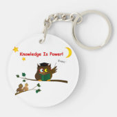 Teaching Wise Owl Sleutelhanger (Achterkant)