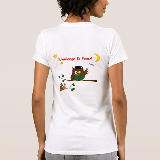 Teaching Wise Owl T-shirt (Achterkant)