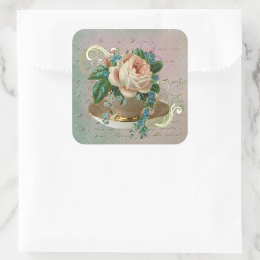 Teacup 4 stickers (Tas)