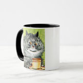 Teacup Cat van Louis Wain Mok (Voorkant links)