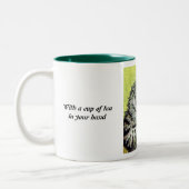 Teacup Cat van Louis Wain Tweekleurige Koffiemok (Links)