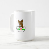 Teacup Chihuahua Coffee Mok (Voorkant links)