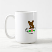 Teacup Chihuahua Coffee Mok (Links)