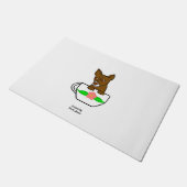 Teacup Chihuahua door Mat (Schuin)