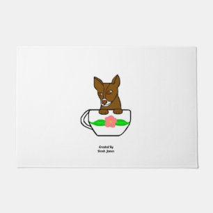 Teacup Chihuahua door Mat