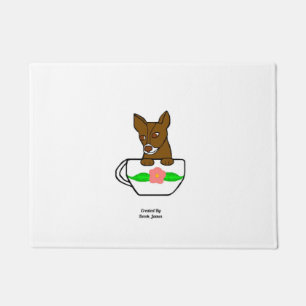 Teacup Chihuahua Doormat Deurmat
