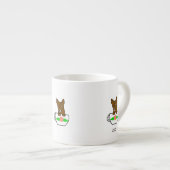 Teacup Chihuahua Espresso Mok (Voorkant rechts)