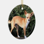 Teacup Chihuahua Puppy Keramisch Ornament (Rechts)